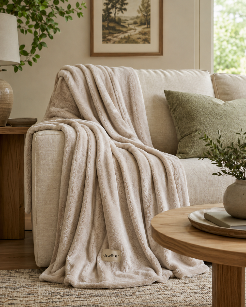 Orvellass™ EmberSoft Flannel Throw