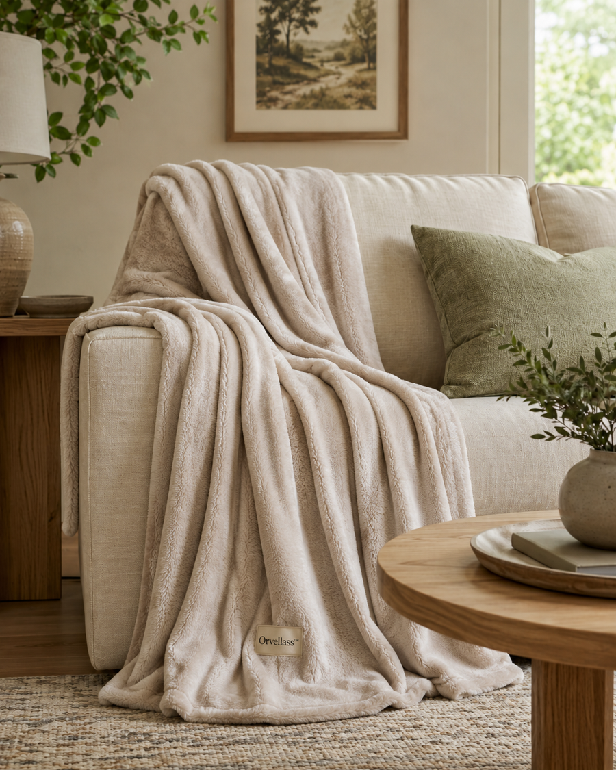 Orvellass™ EmberSoft Flannel Throw