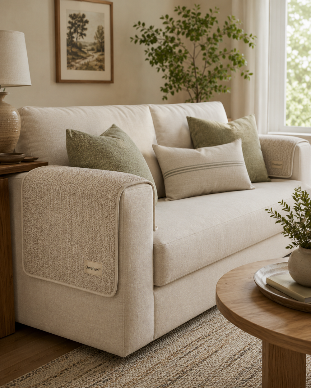 Orvellass™ ArmHaven Sofa Armrest Covers
