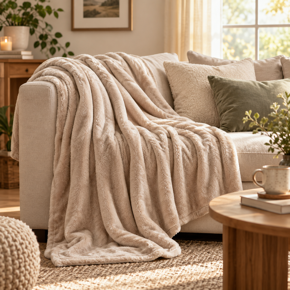Orvellass™ EmberSoft Flannel Throw