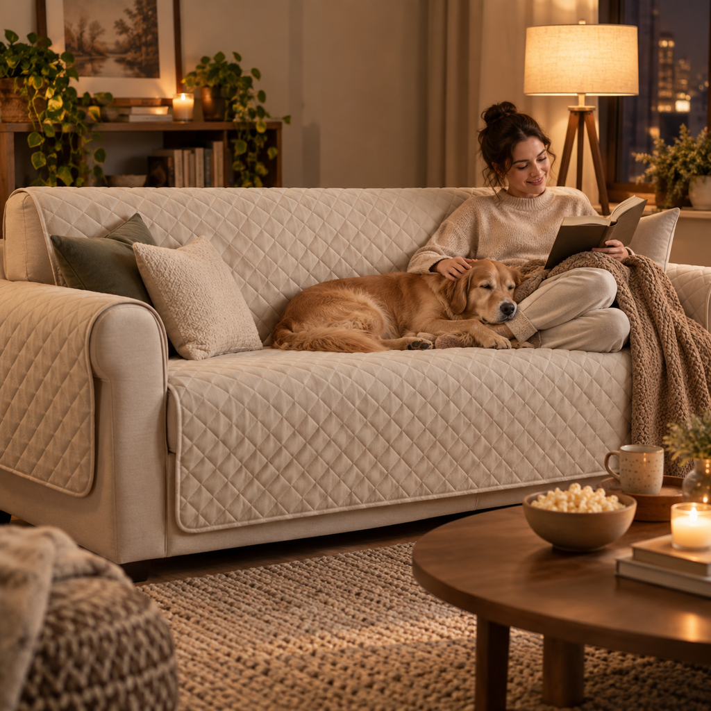 Orvellass™ WholeNest Quilted Sofa Protector